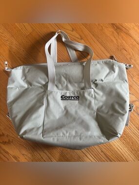 Costco - Large Grey / Beige Insulated Cooler Bag